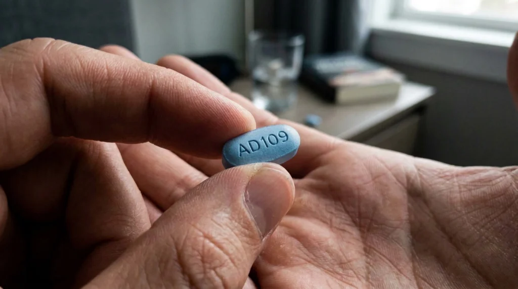 an image of a possible sleep apnea drug called ad109